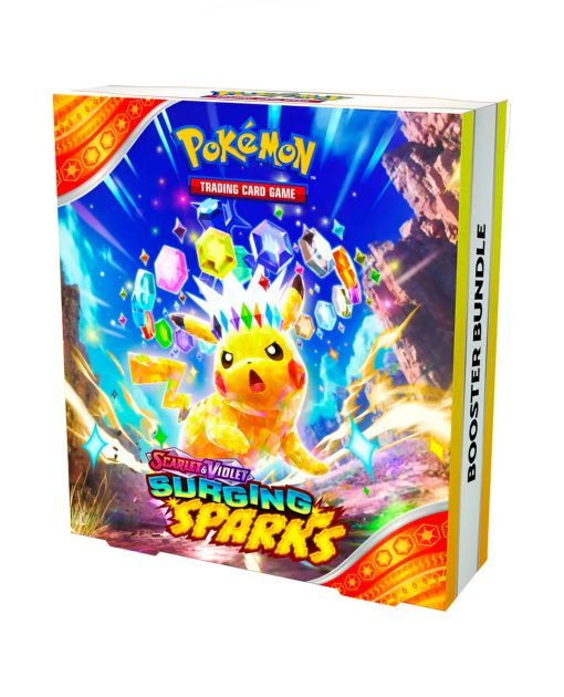 PAQUETE DE REFUERZO DE SCARLET Y VIOLET 08 DE JCC POKEMON SURGING SPARKS